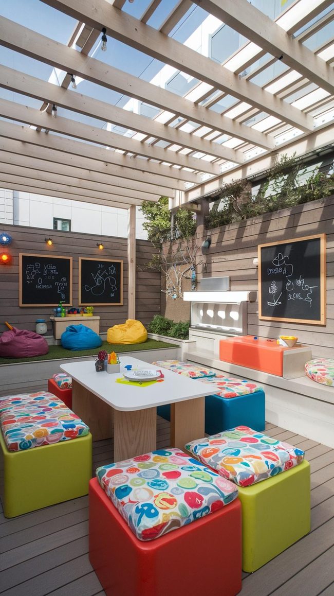 Colorful Durable Patio for Kids
