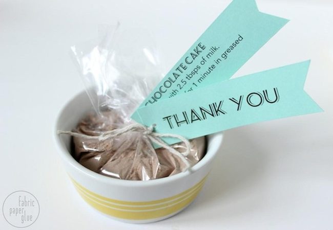 Yellow-Striped Baking Gift Kits