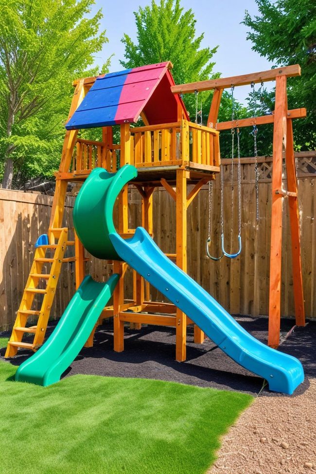 Daylit Swings and Climbing Structures