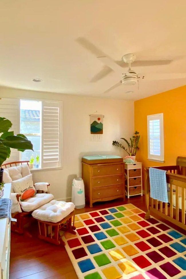 Rainbow Rug Steals The Show