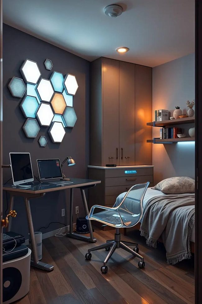 Hexagonal Led Walls That Respond