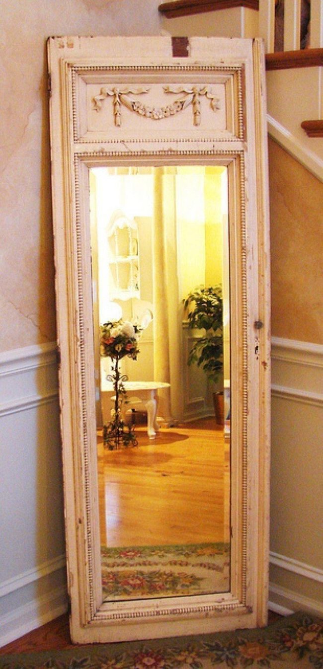 Ornate Door Mirror, Renaissance Revival