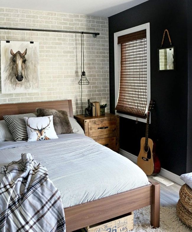 Earthy Accent Wall Haven