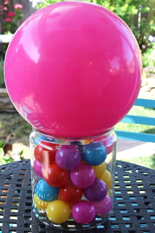 Pink Sphere Garden Burst