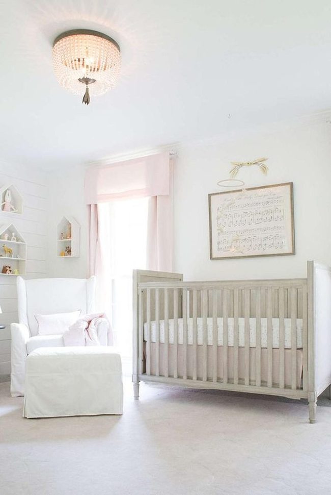 Pink Curtains, Wooden Crib Dreams