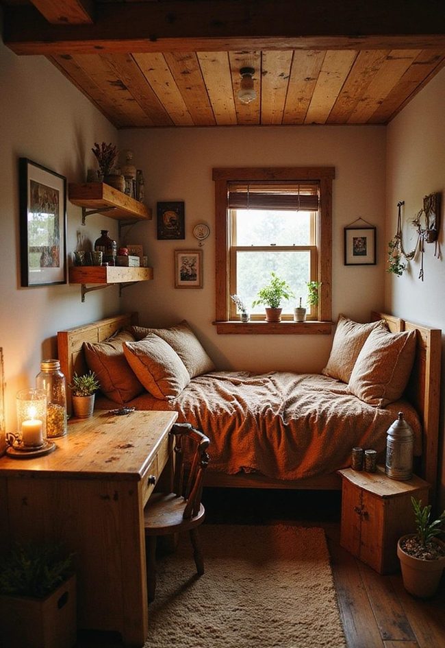 Reclaimed Maple And Country Fabric Sanctuary