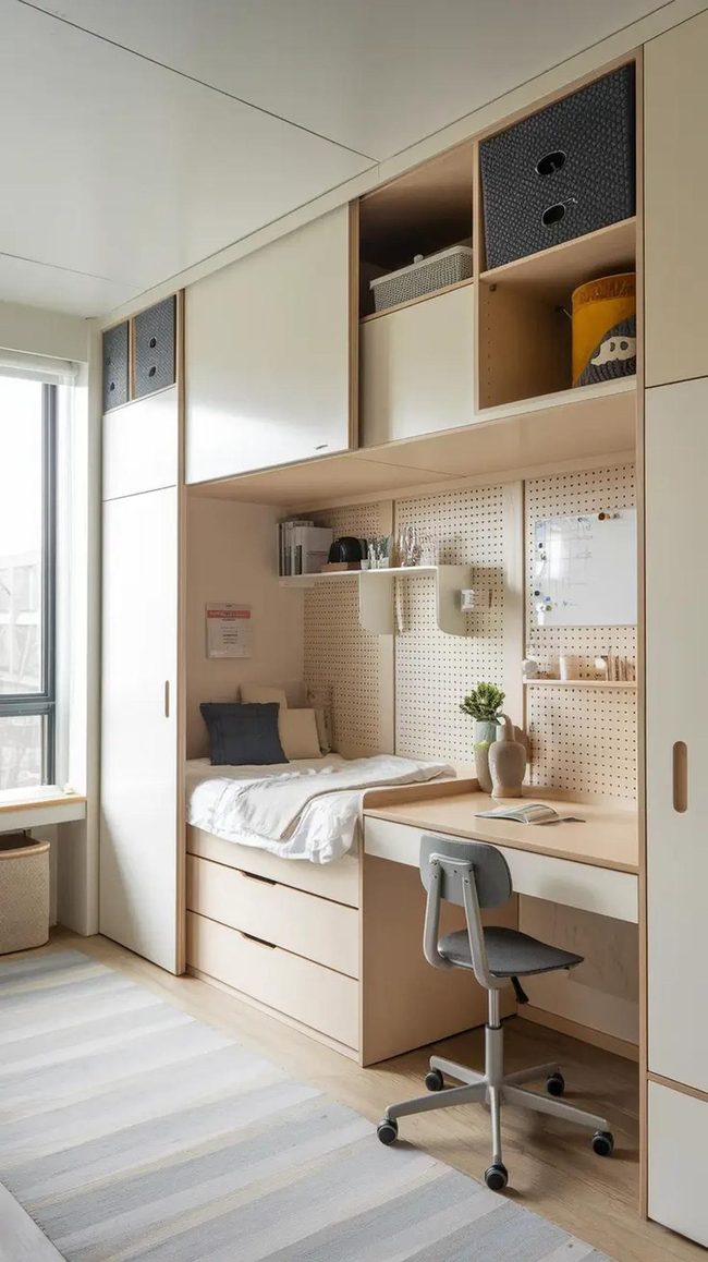 Sliding Panels Double Duty Storage
