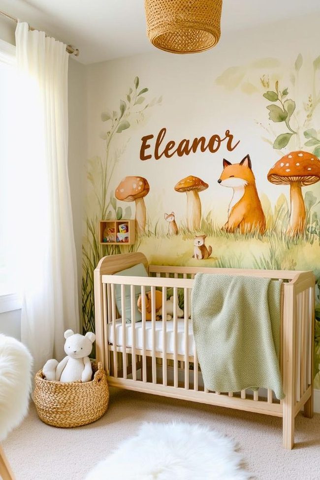 Mint Walls With Lemon Tree Wallpaper