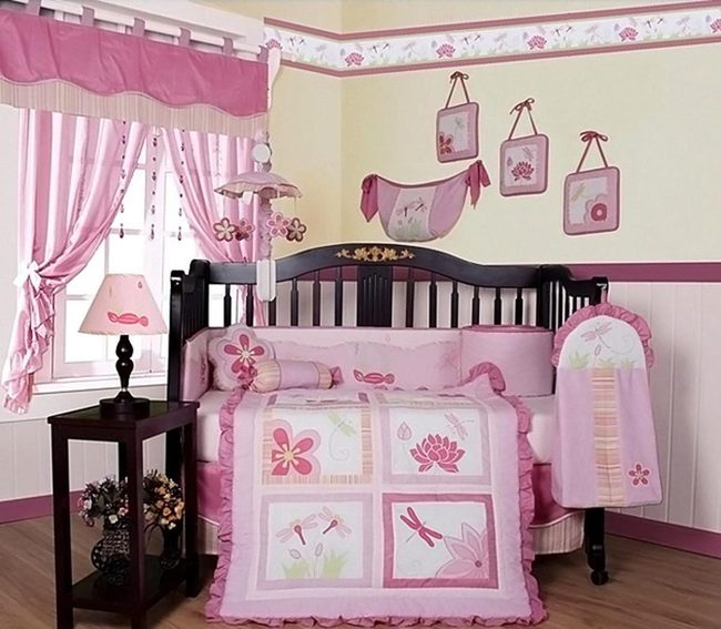 Pink Floral Nursery Softness