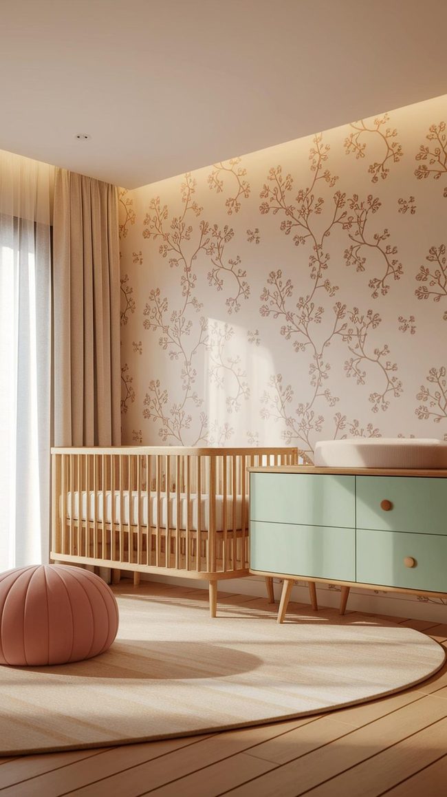 Navy Blue And Mustard Nursery Palette