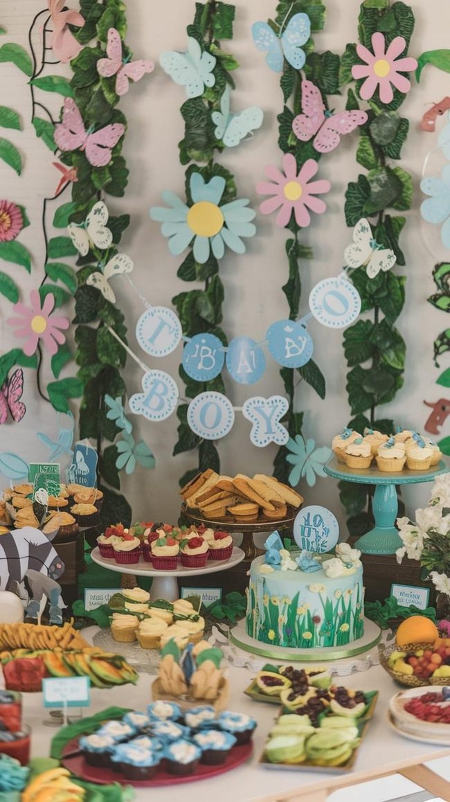 Pastel Balloons With Faux Flowers