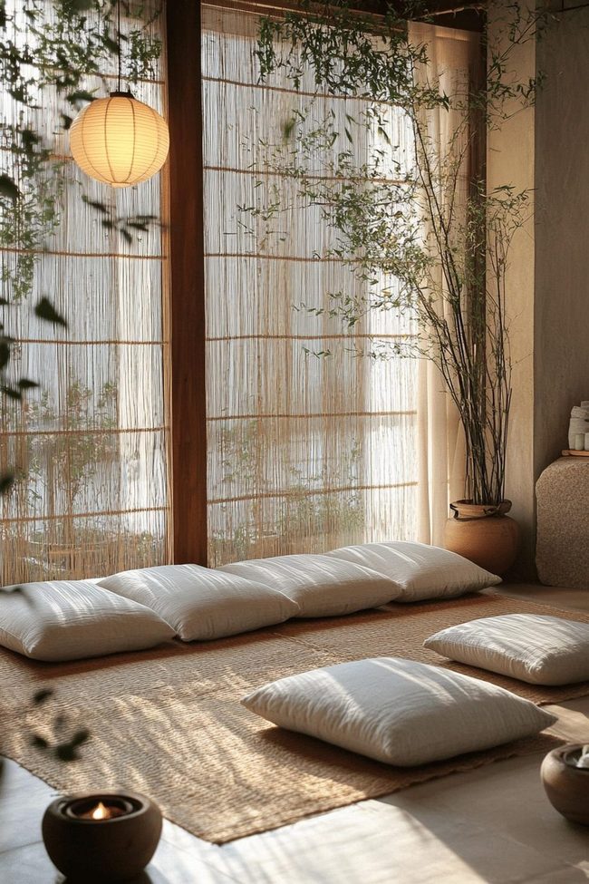 Muted Bamboo Nursery With Earth Tones