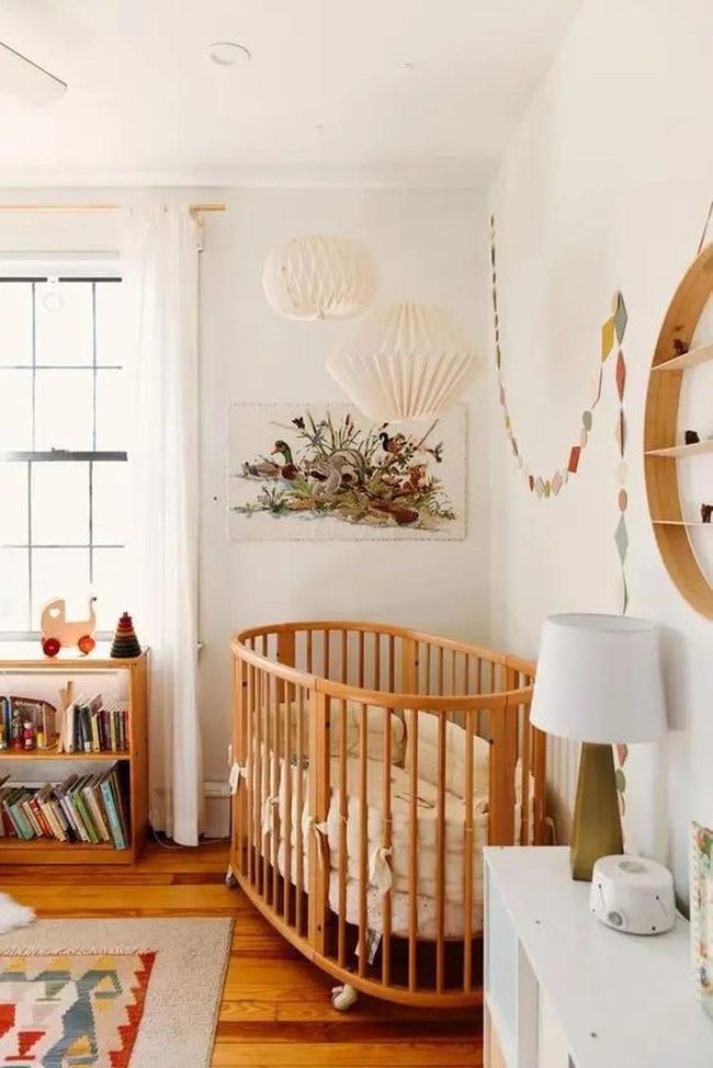 Golden Wood Nursery With Soft Lights