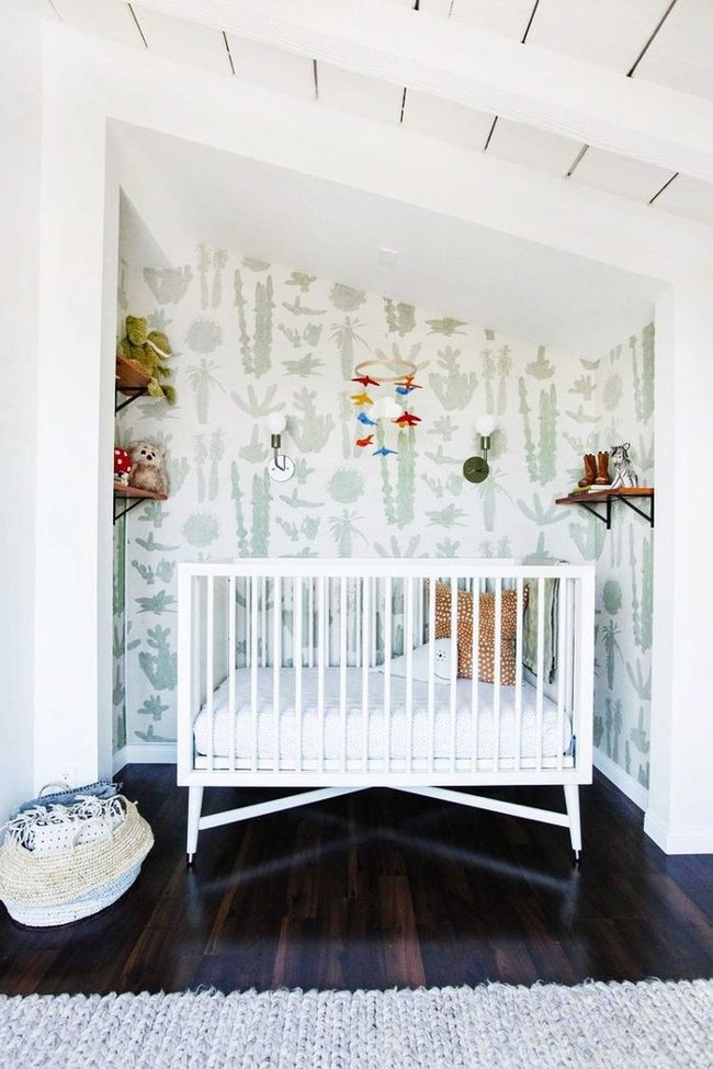 Closet Corner Nursery Setup