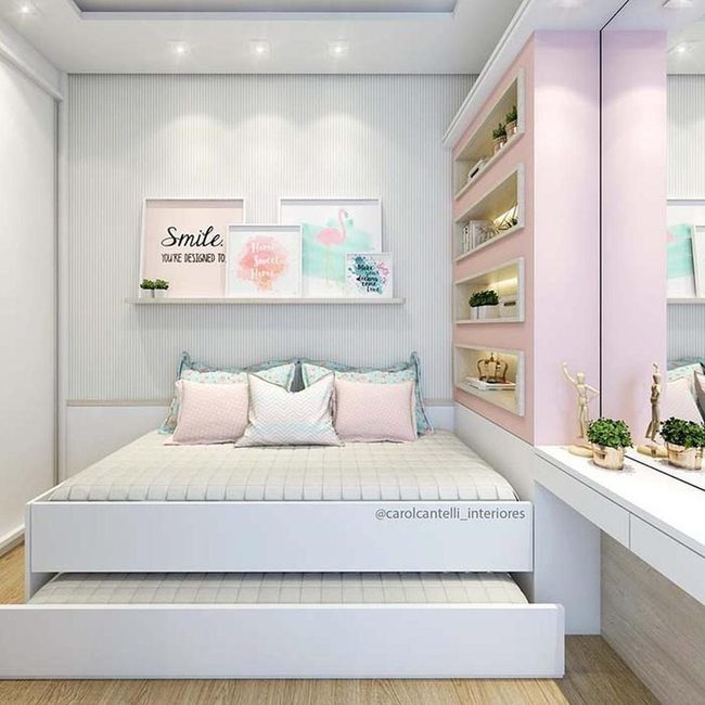 Colorful Storage Transforms Tiny Bedrooms