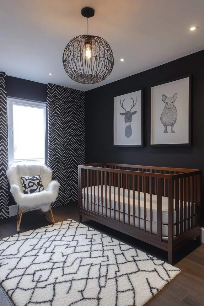 Black, White & Gray Nursery