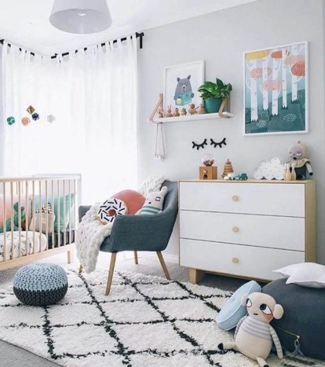 Wooden Crib By Soft Daylight