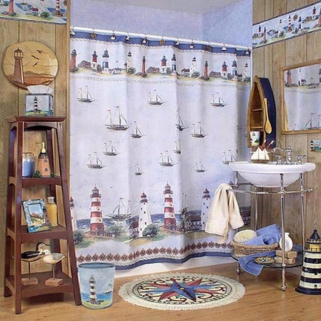Lighthouse Blue Bathroom Escape