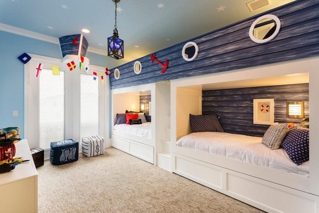 Starlit Nautical Bedroom