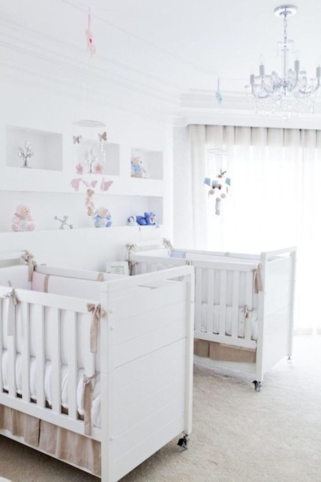 Bright Twin Nursery, Soft Surfaces