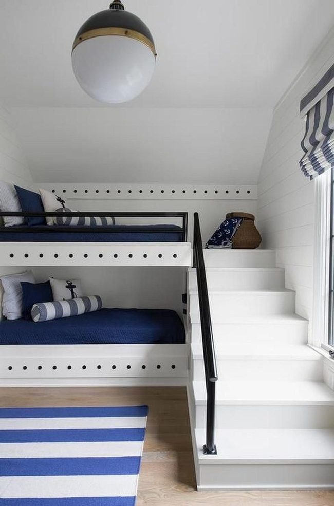 Blue Stripe Nautical Bunks