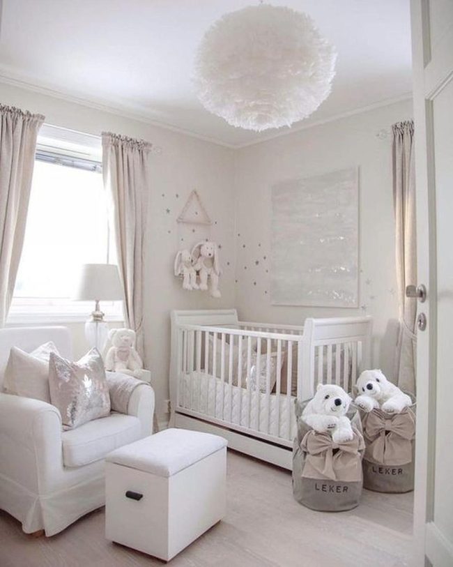 Fluffy Pendant Light Nursery