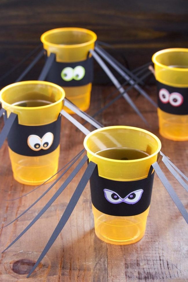 Yellow Cup Spider Characters