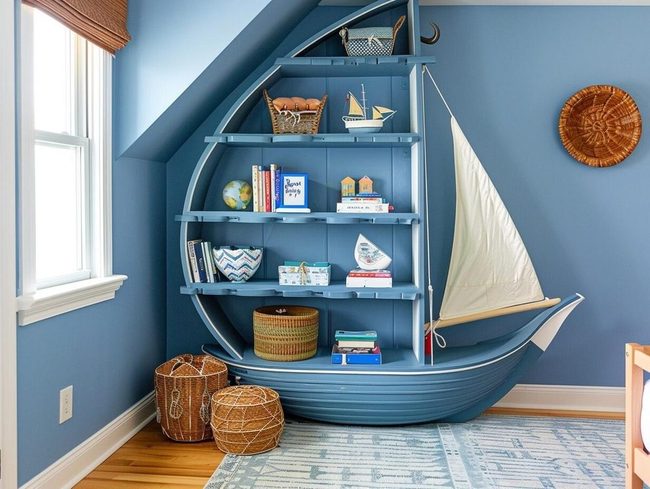 Marine Inspired Nursery Decor