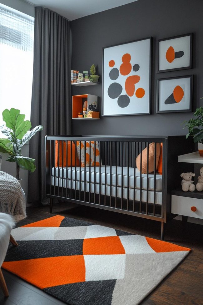 Metropolitan Monochrome Nursery Walls