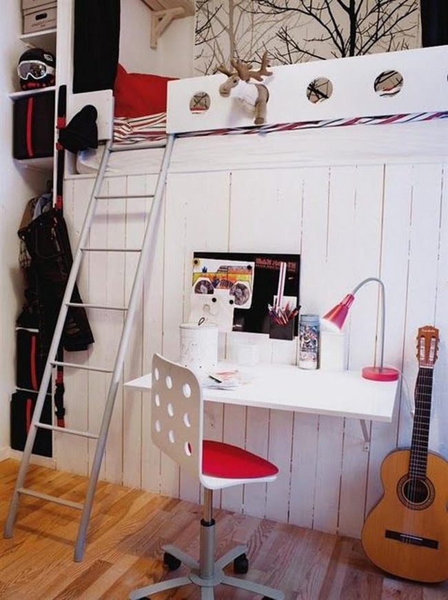 Black Branch Accent White Room