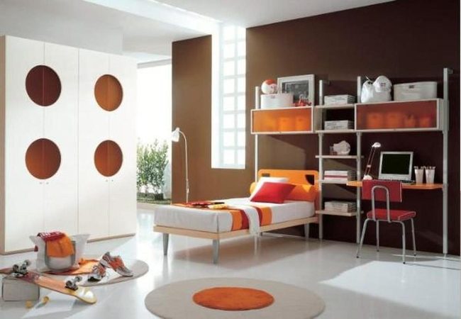Orange Headboard Bedroom Essentials