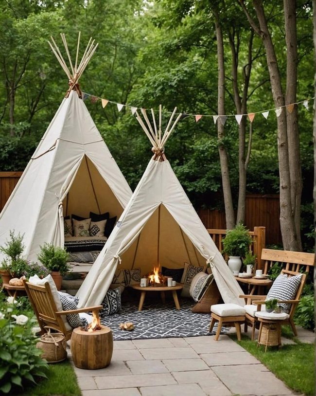 Fabric Tent Kids Dining Hideaway