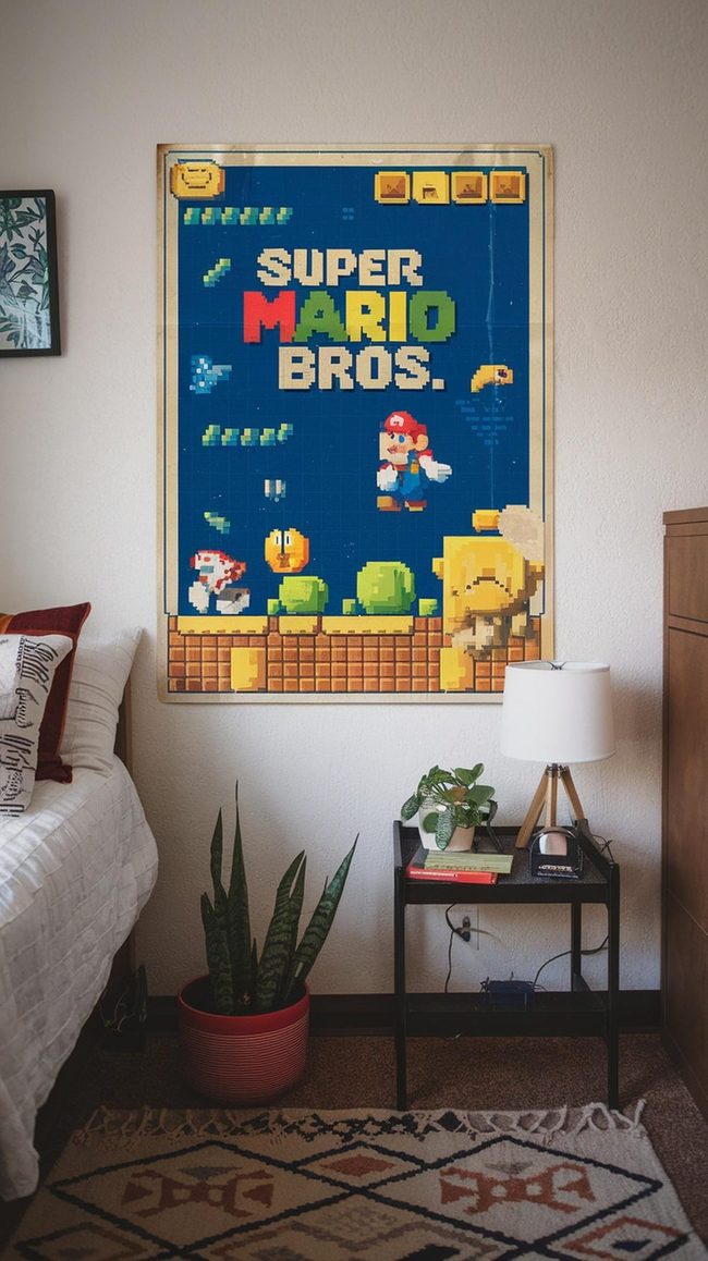 Layered Cutout Collage Wall