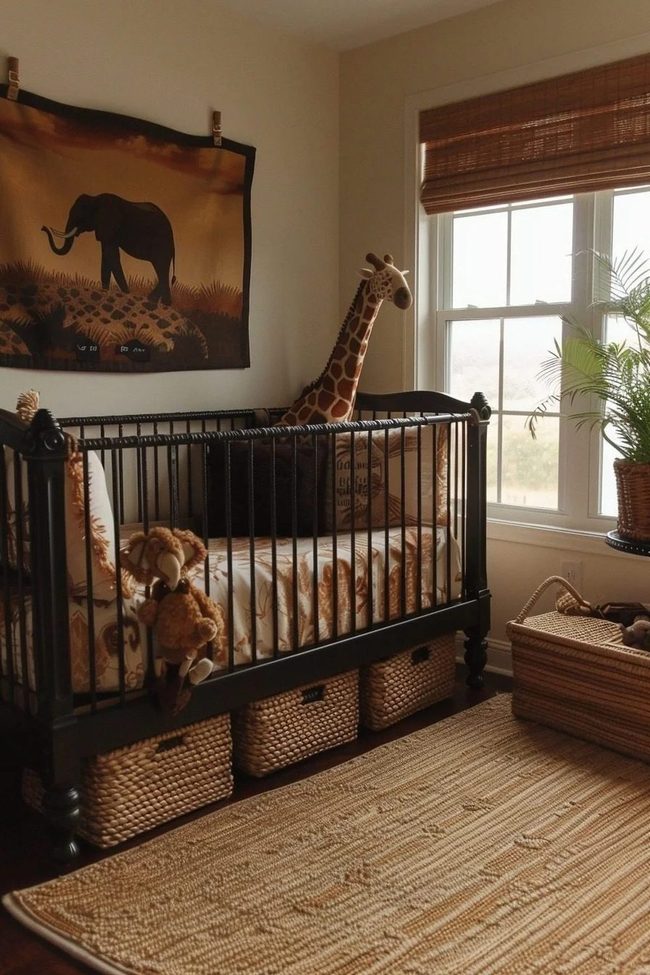 Wild Animals Nursery Wall