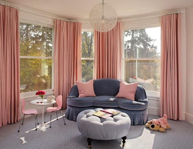 Pink And Blue Living Room Comfort