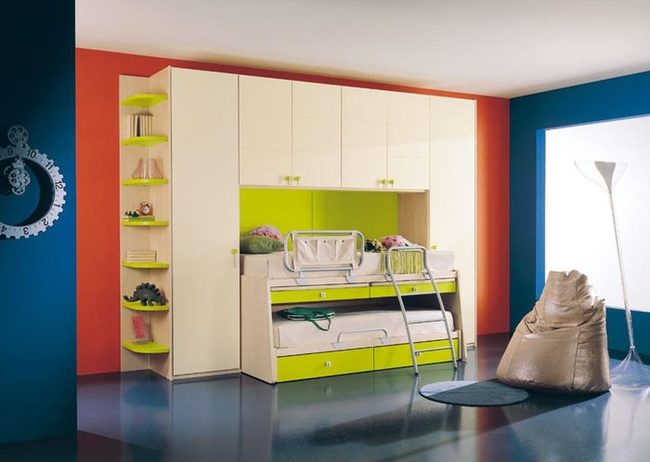 Orange Blue Kids Room Essentials