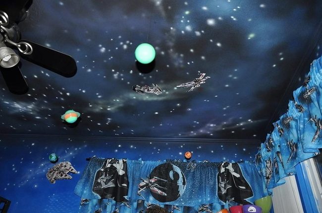 Floating Galaxy Bedroom