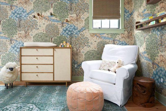 Forest Prints And Natural Wood