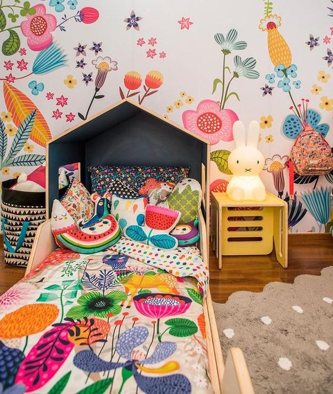 Colorful Animal House Bedroom