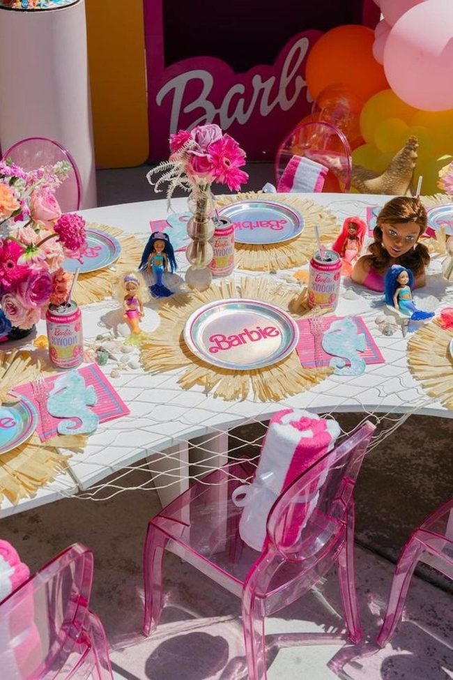 Floating Balloons, Pink Paradise Party