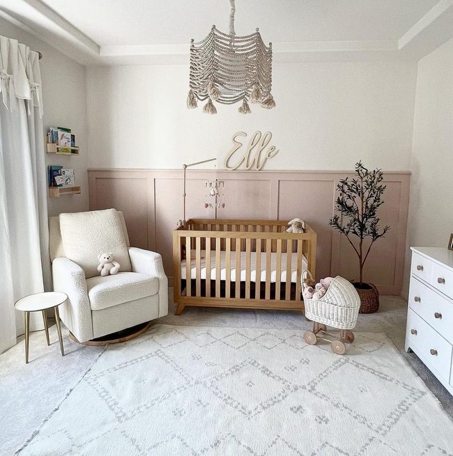 Soft Grey Nursery Chair