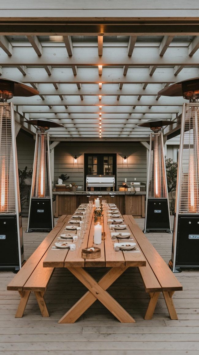 Long Table Bench Gatherings