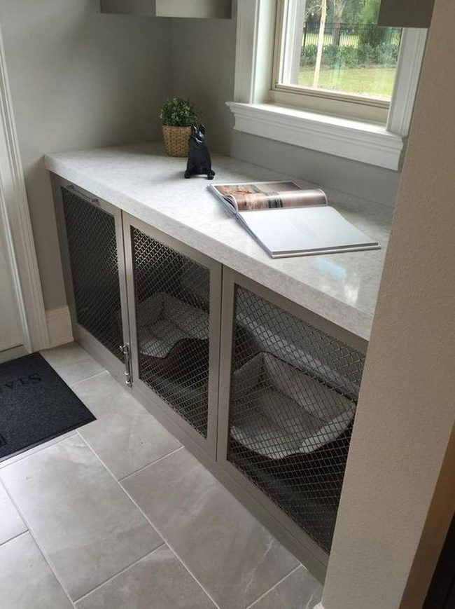 Pale Tile Kitchen With Open Book