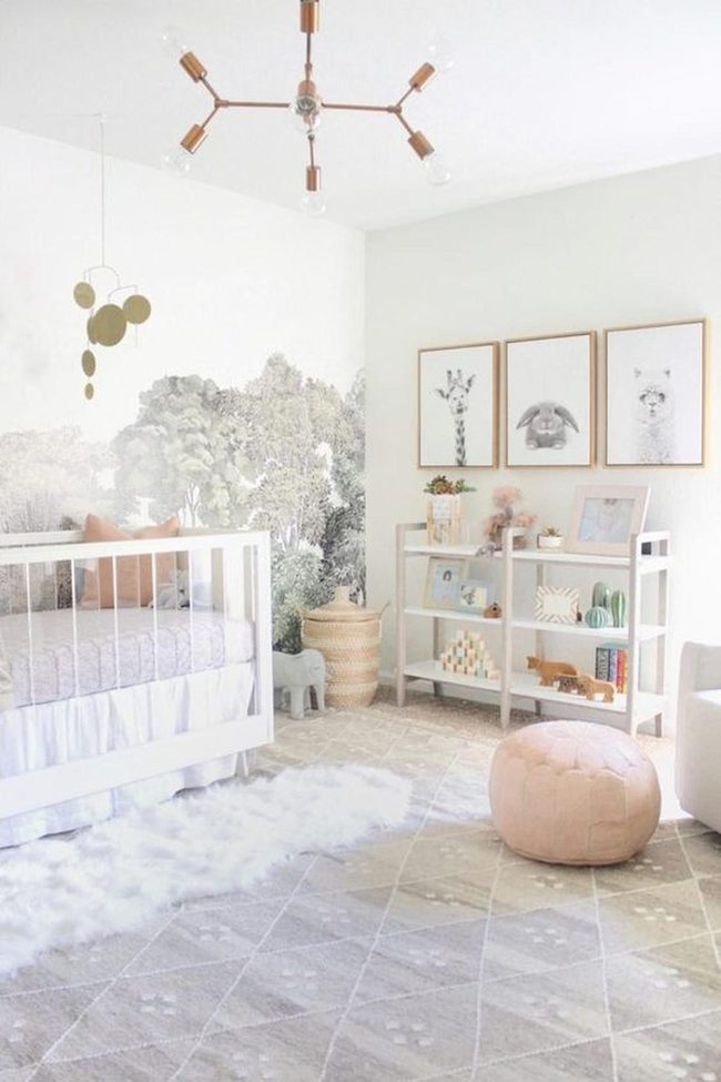 Soft Tree Nursery Mural