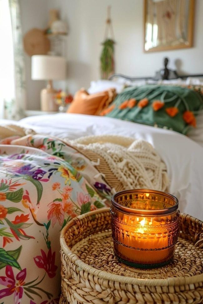 Amber Glow Scented Candle Evening