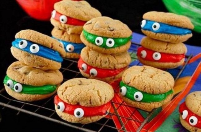 Colorful Cookie Faces