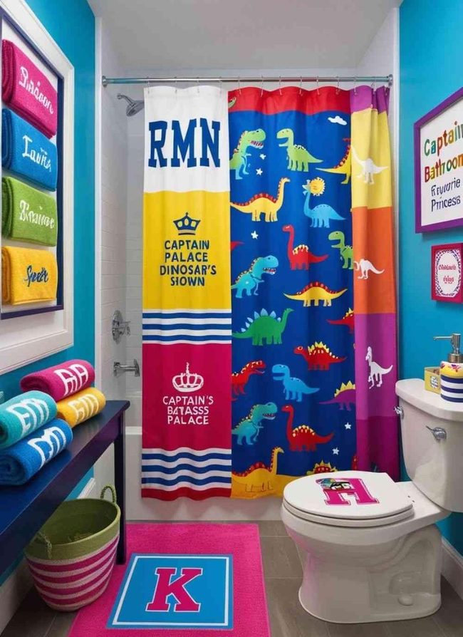 Monogrammed Towels, Custom Curtains
