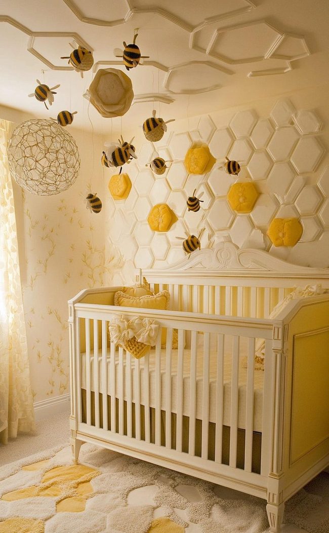 Honeycomb Yellow Nursery Dreams
