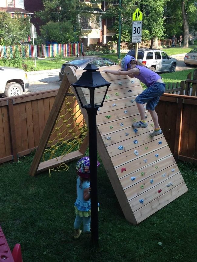 Rock Wall And Cargo Net Challenge