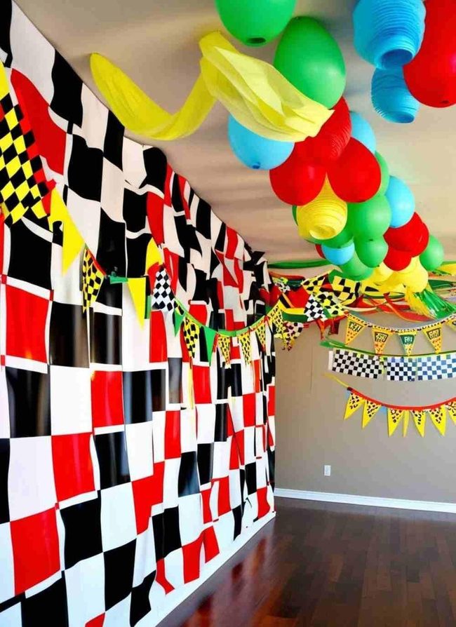 Black And White Racing Checkered